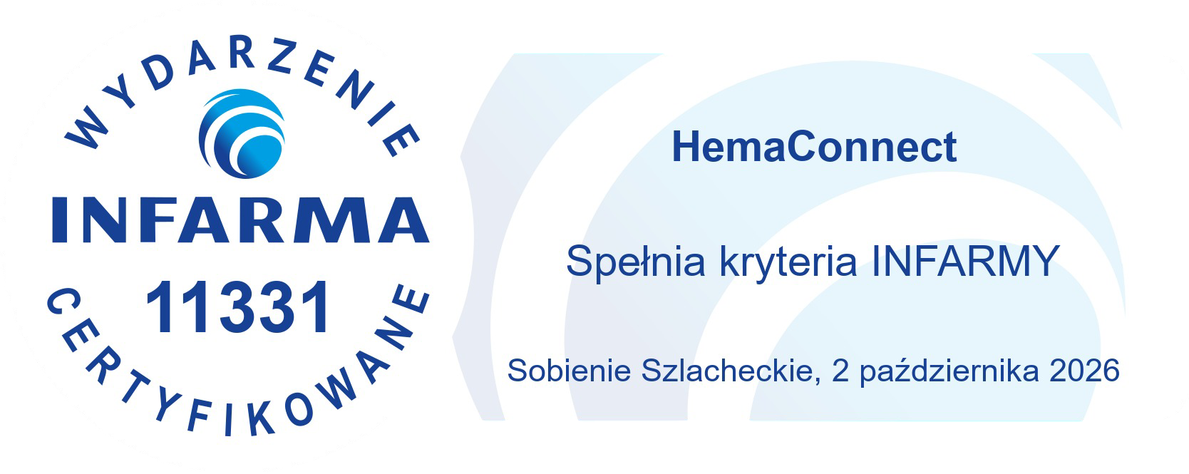 Spełnia kryteria Infarmy